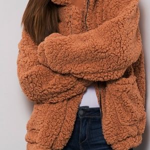 oversized Sherpa Jacket